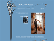 Tablet Screenshot of giovannapessi.com